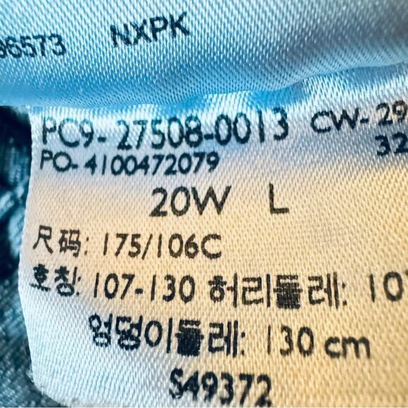 Levi's Signature midrise boot cut medium wash jeans pants size 20
 b32 - Picture 3 of 6